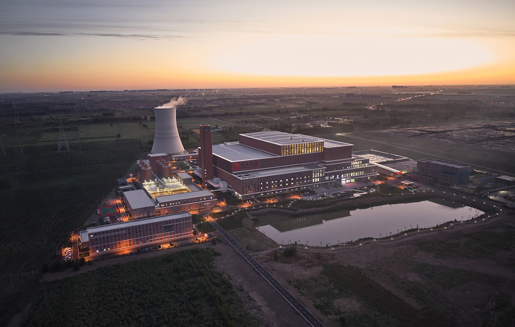 北辰光大垃圾焚烧发电厂建筑立面设计丨中国天津丨华南理工大学建筑设计研究院有限公司倪阳工作室-0