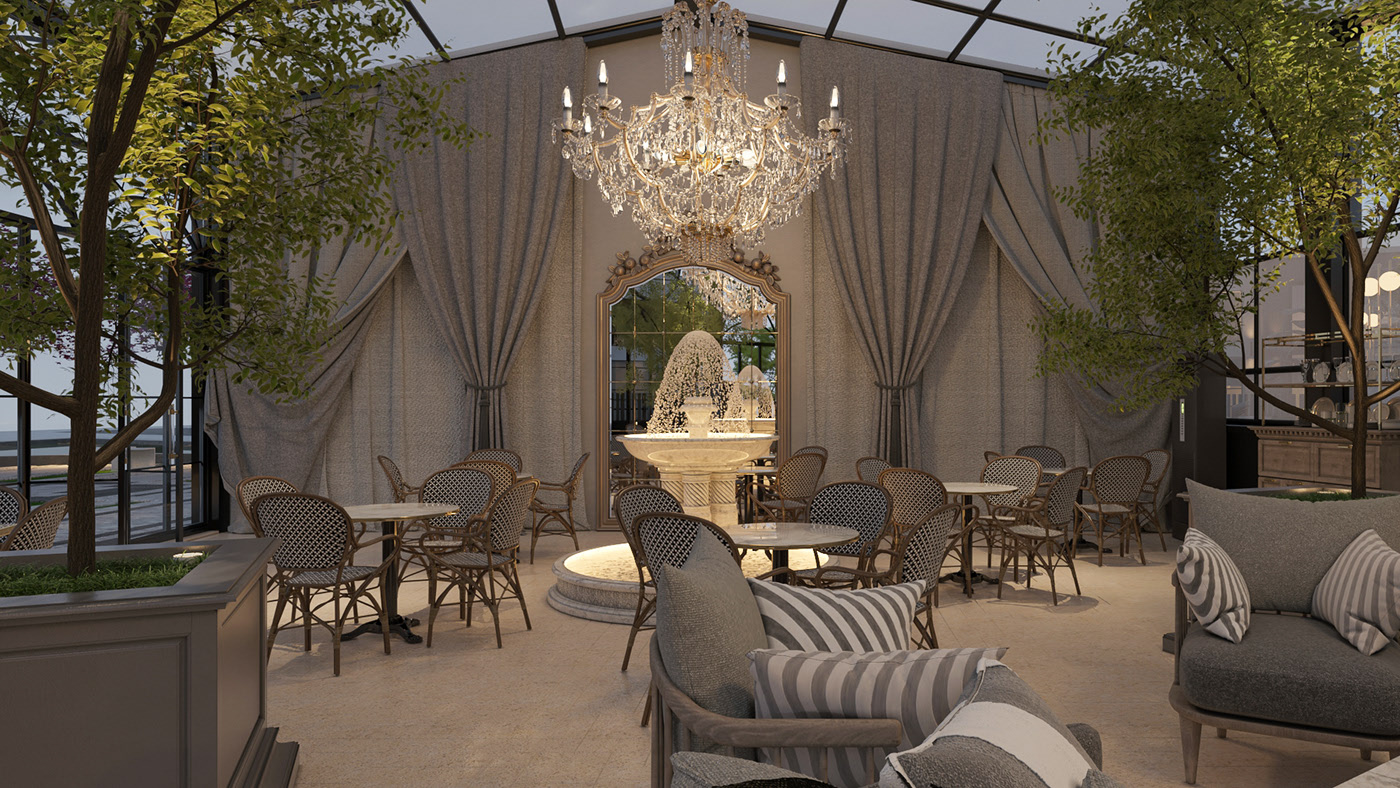 乐卡菲餐厅丨NINETR DESIGN HOUSE-12