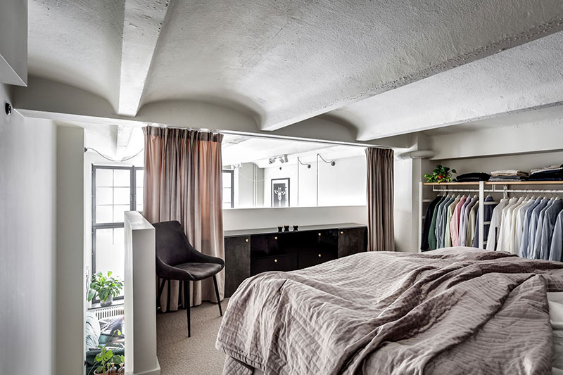 斯堪的纳维亚风格阁楼公寓，绿色沙发点亮百年无线电工厂-15