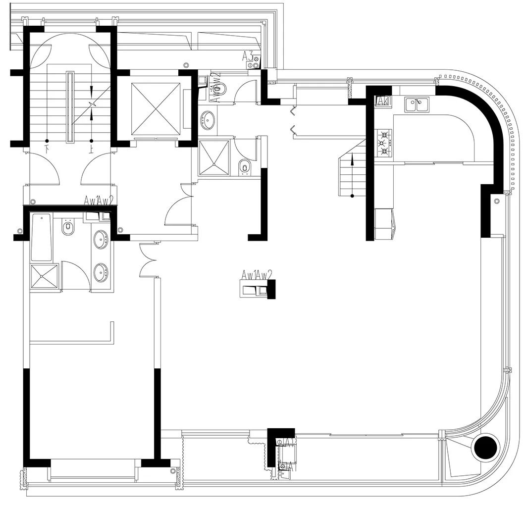 上海顶层复式豪宅，融入艺术与音乐的生活空间-112
