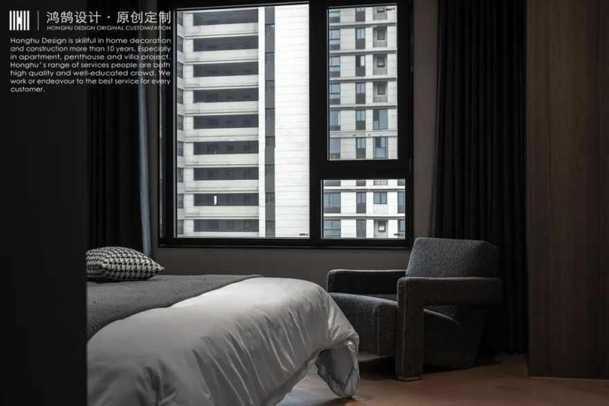 深色现代空间 · 天宁吾悦 140㎡的质感生活丨中国常州丨鸿鹄设计-34