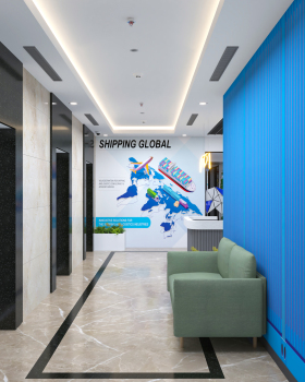 House of Shipping现代办公室室内设计与可视化