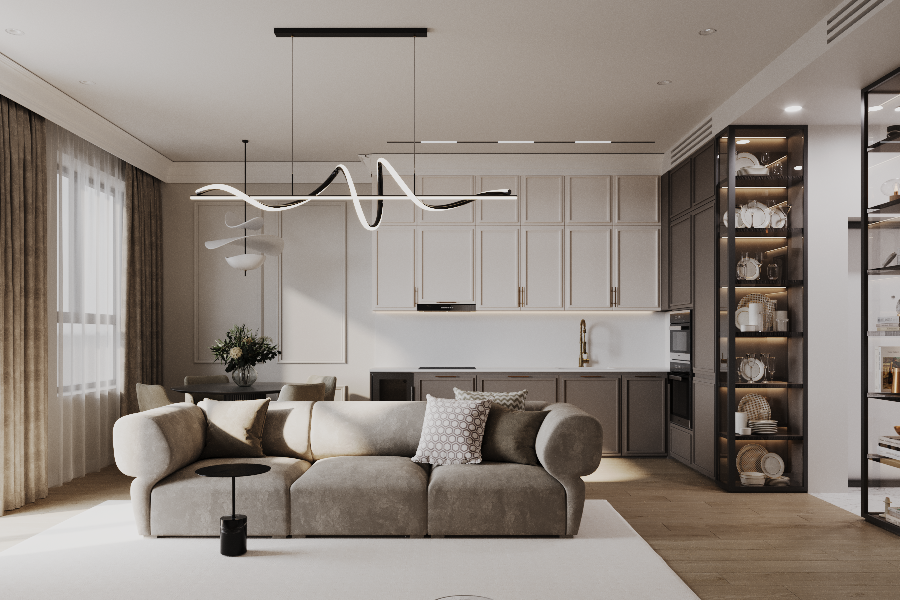 An apartment for a family-0