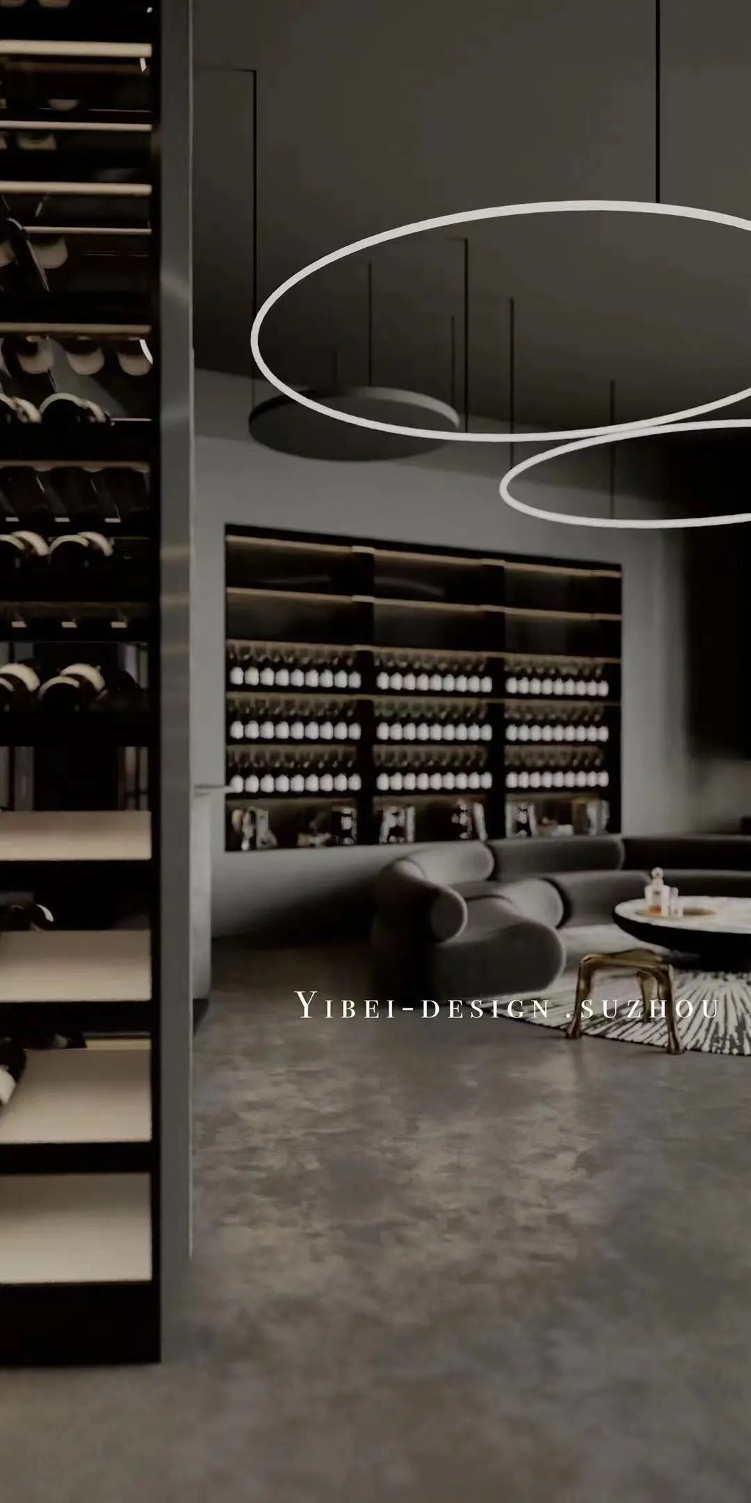 暗黑品酒室 · 红黑交织的神秘空间丨中国苏州丨YIBEI DESIGN SUZHOU-15