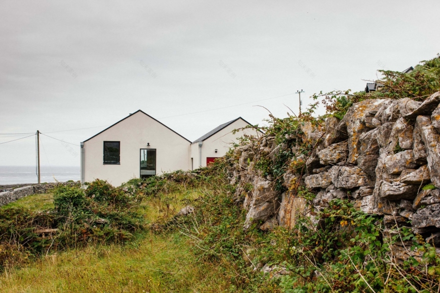 爱尔兰悬崖边上的生态寓所丨O’Neill Architecture-15