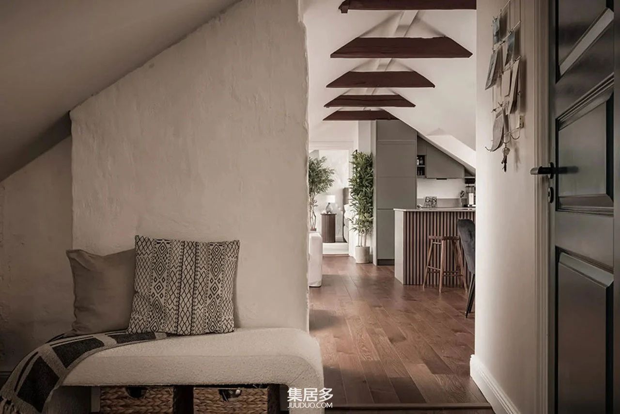 现代舒适家居:旧阁楼改造斯德哥尔摩新风尚丨瑞典斯德哥尔摩丨室内建筑师-40