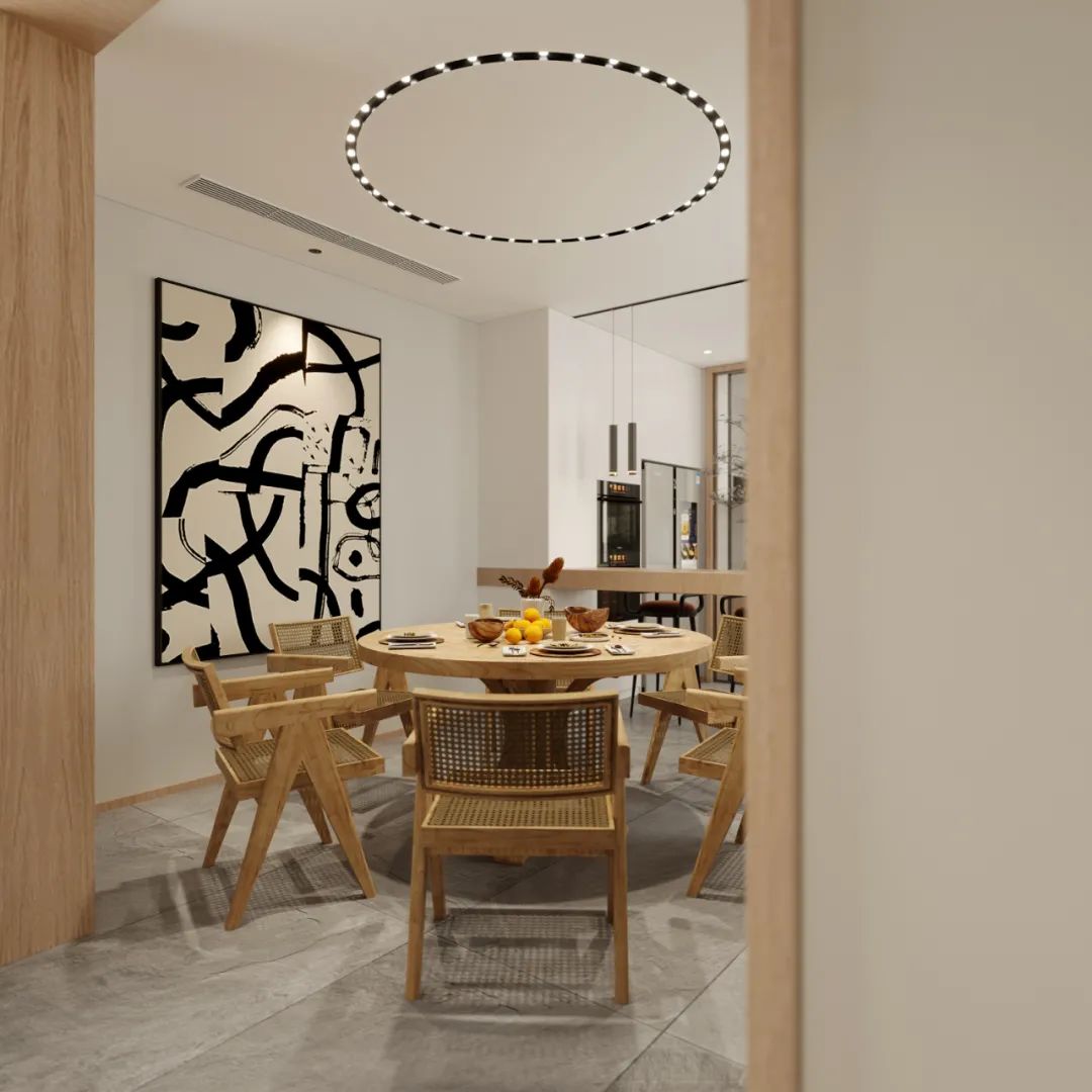 新黄浦花园名都四象府日式原木风设计丨中国黄浦丨三壹设-27