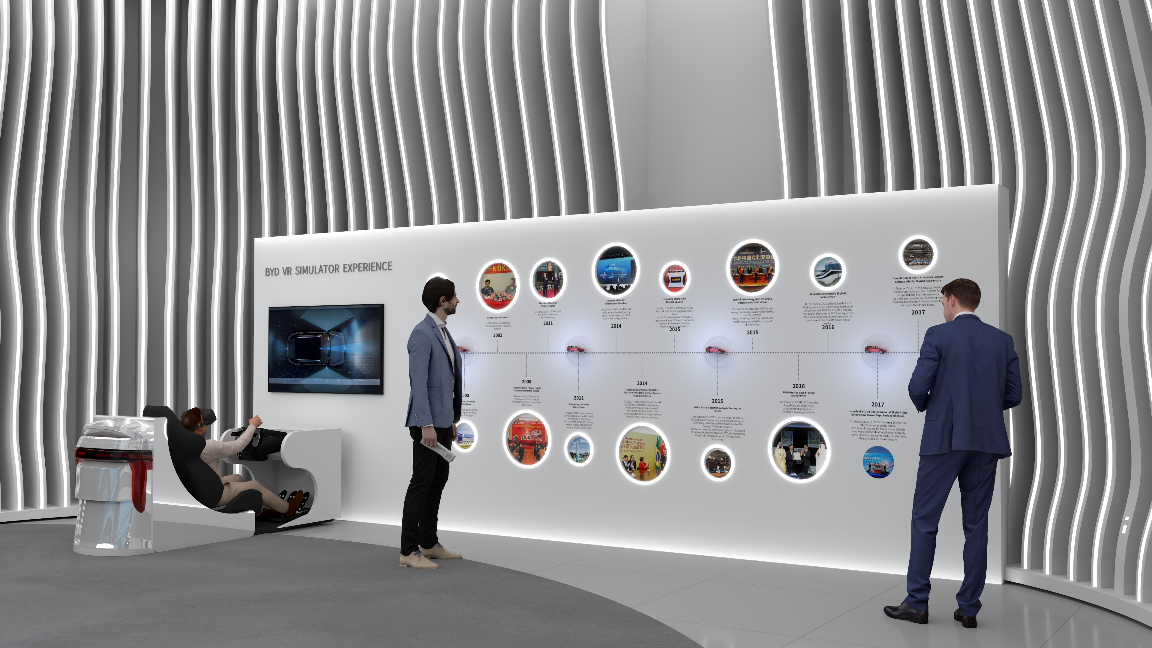 汽车展厅 BYD Stall Design (Auto Expo)-1