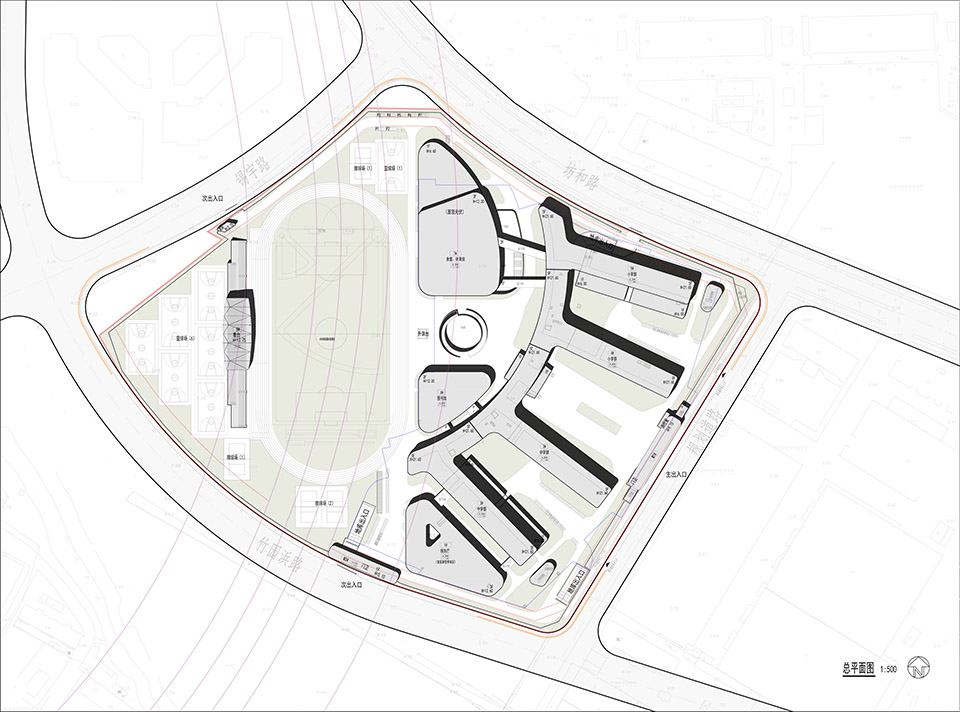 无锡市新吴区世新实验学校丨中国无锡丨米丈建筑-107