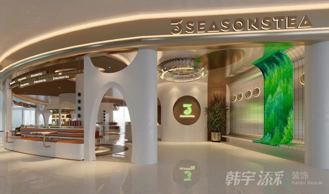 3SEASONSTEA 三千旬果茶连锁店丨中国成都丨韩宇装饰商装部,韩宇添彩软装部设计团队-13