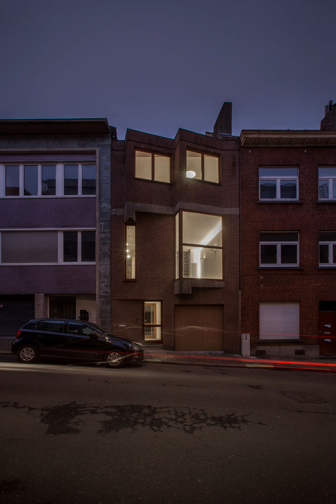 比利时布鲁塞尔 Brickwall 排屋翻新-21