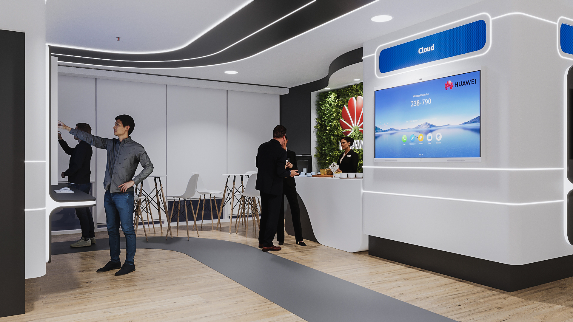 Projeto Show room Huawei-9