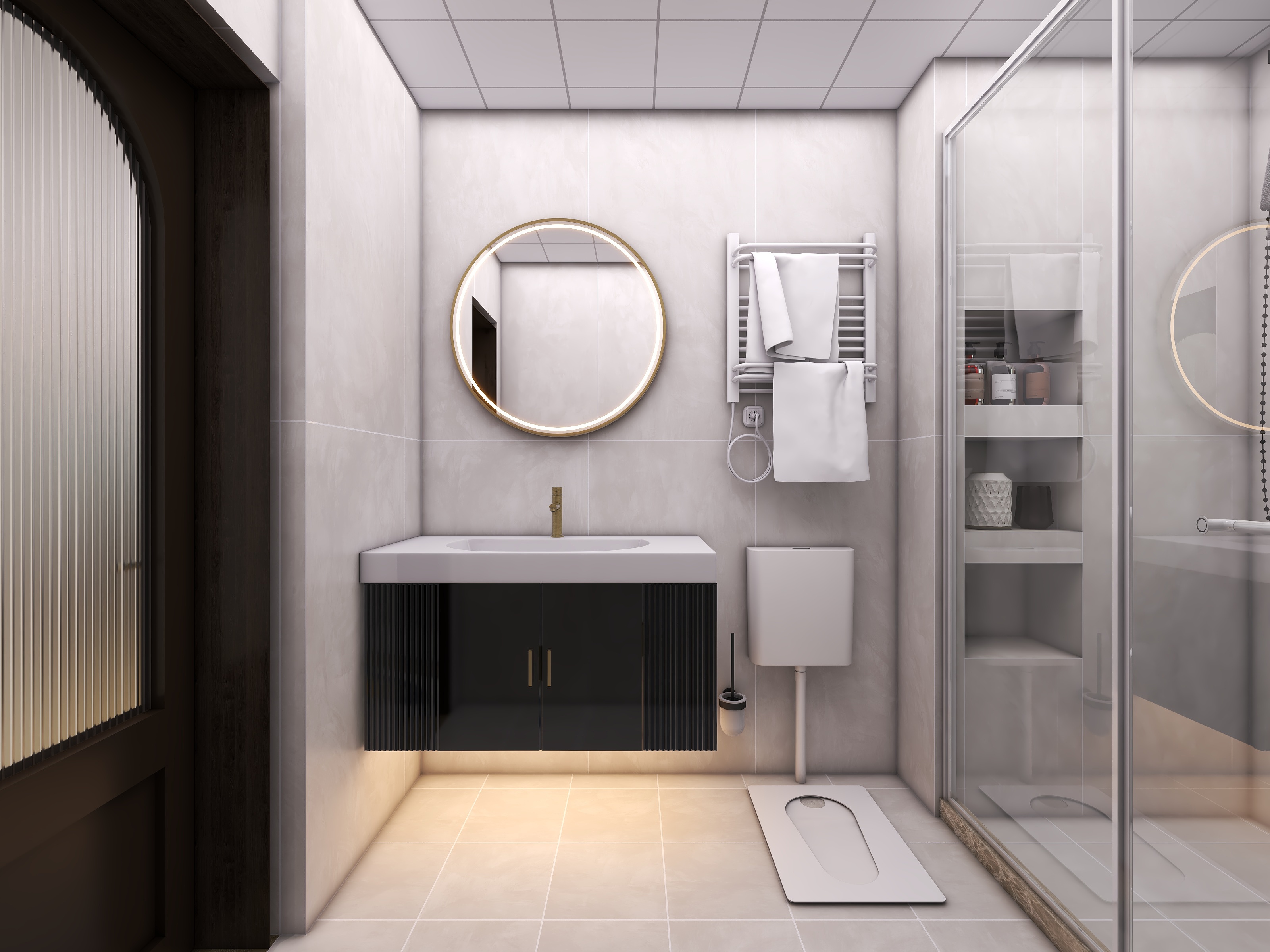 四川成都华府悦璟（115平方简约法式三居室）-64