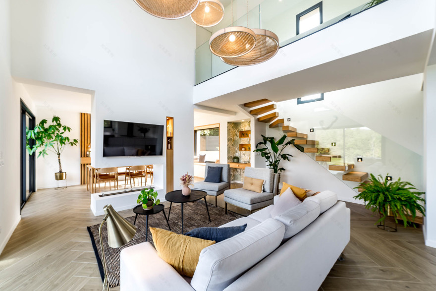 Réalisation / Blanc éclatant – Architecte d'intérieur. Skéa Designer.-28