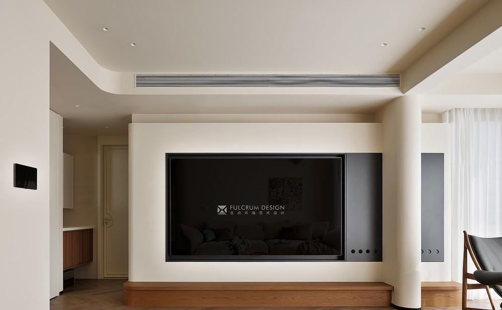 联投安屿那奶油侘寂中古住宅设计丨艺境·陈设软装-38