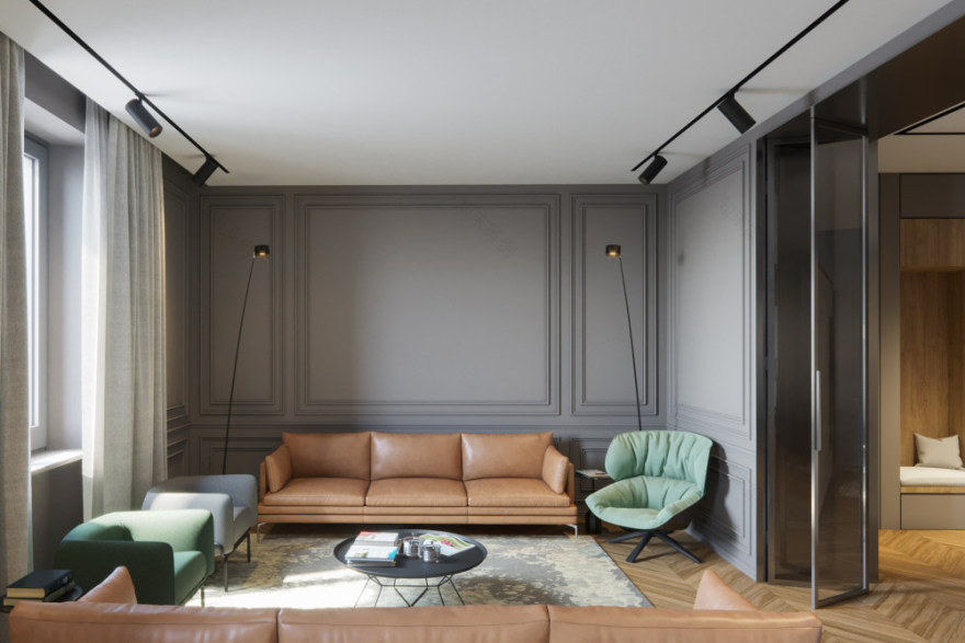 意大利阿斯提市优雅公寓设计-5