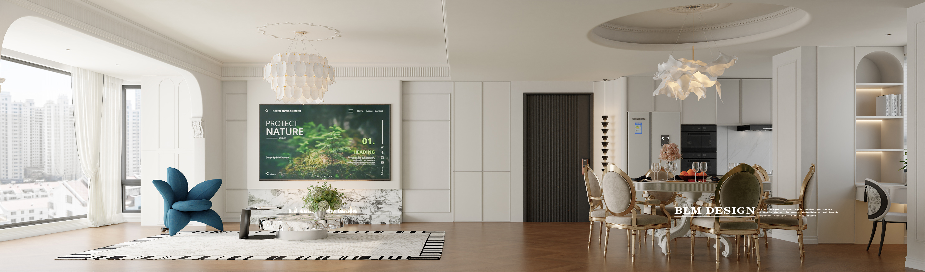 法式  白龙马效果图设计制作-3