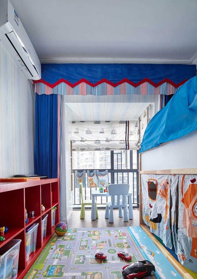 浪漫海蓝——142㎡混搭风住宅  田婧婧-21