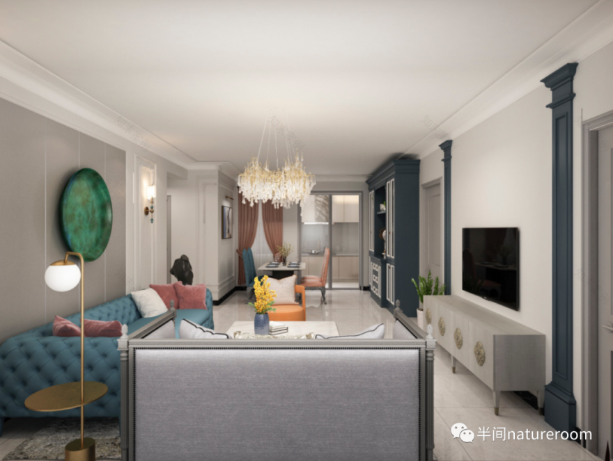 贵阳恒大 167㎡现代混搭风丨中国贵阳丨上海半间设计贵阳分公司-19