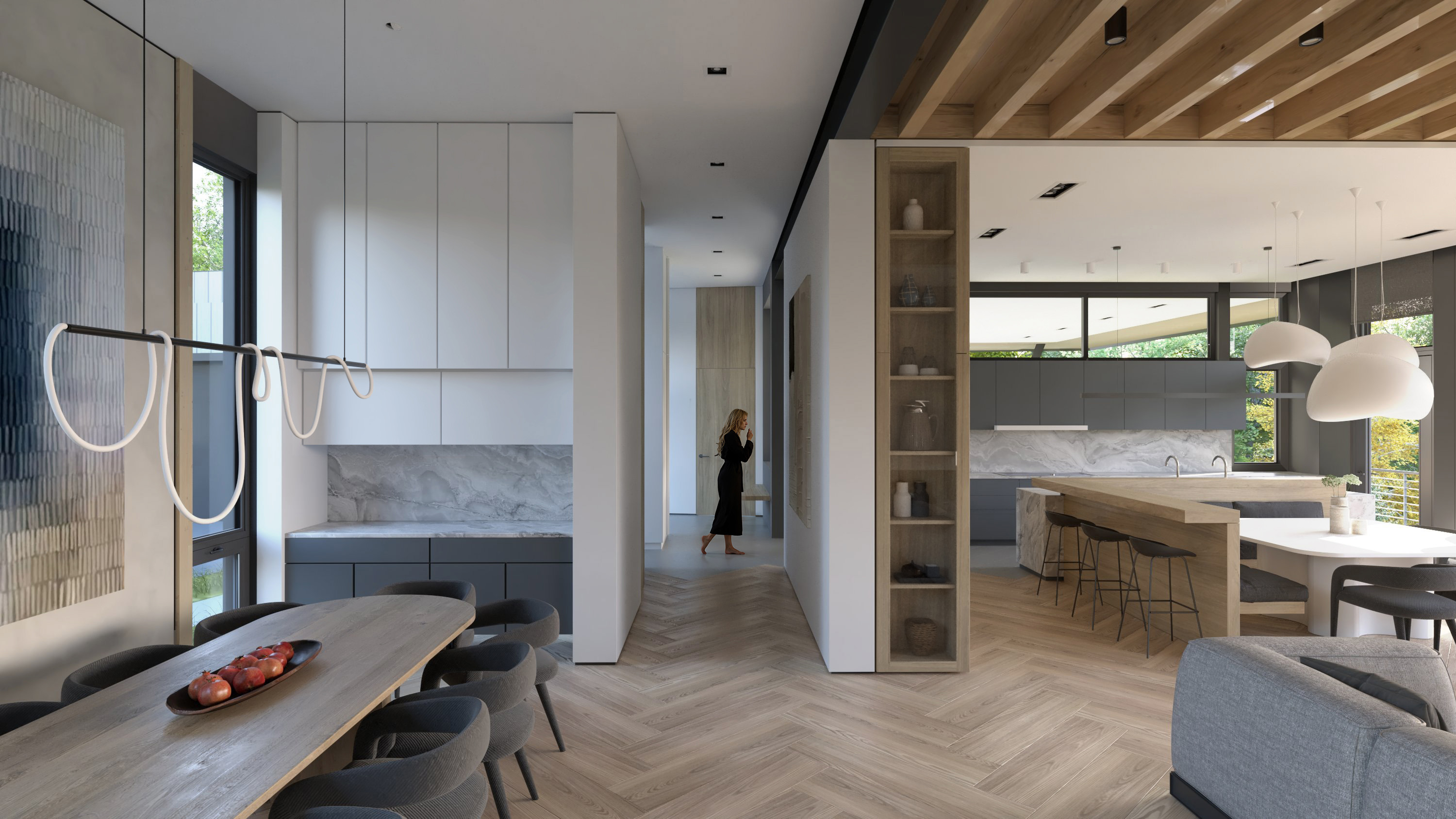 河润住宅（注：Riverrun直接音译可作里弗伦，但结合常见取名逻辑意译为河润更符合整体语境，Residence常见意思为住宅 ） 丨United StatesBoston-12