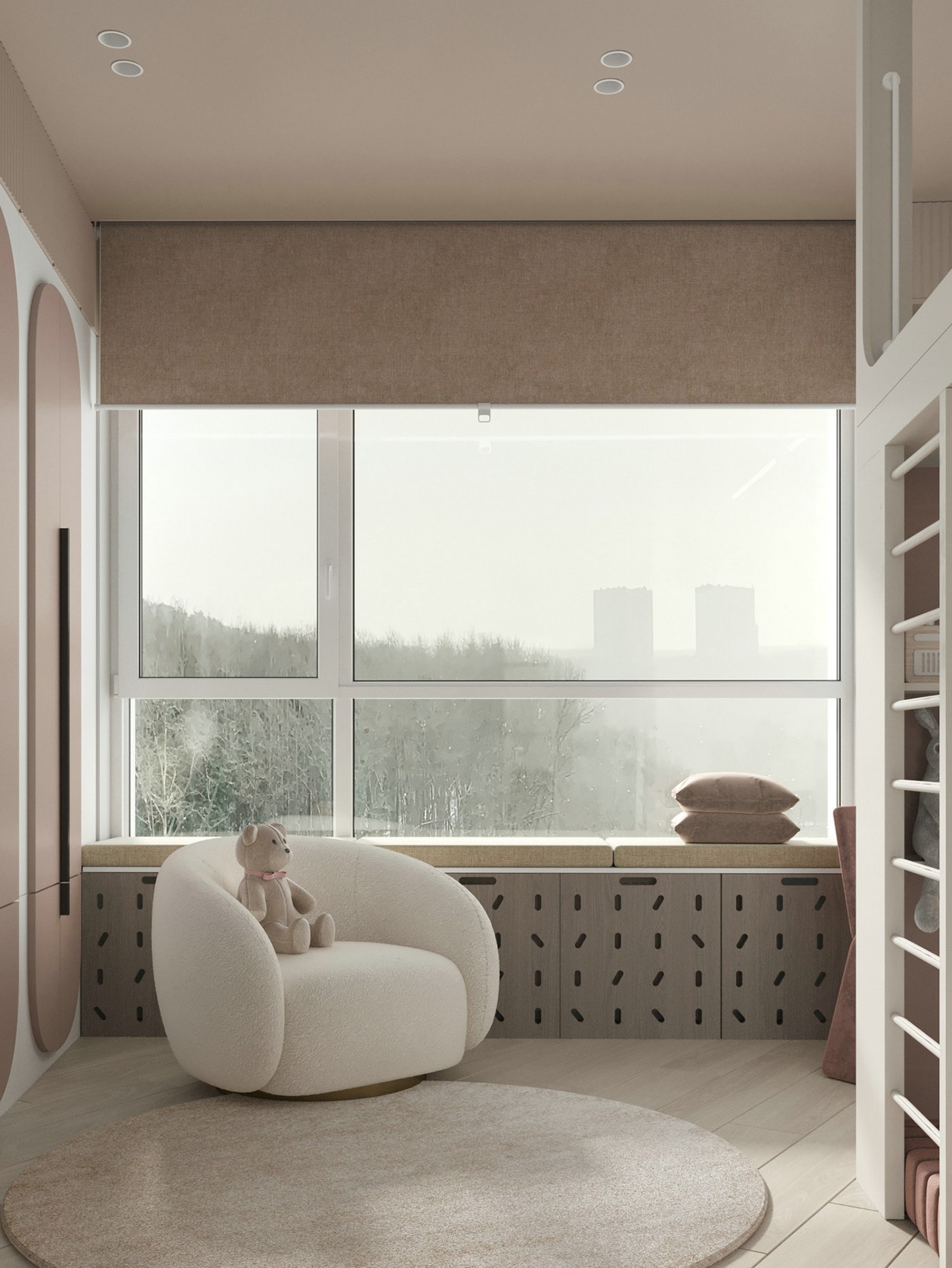 原木与绿色清新惬意居住空间-30