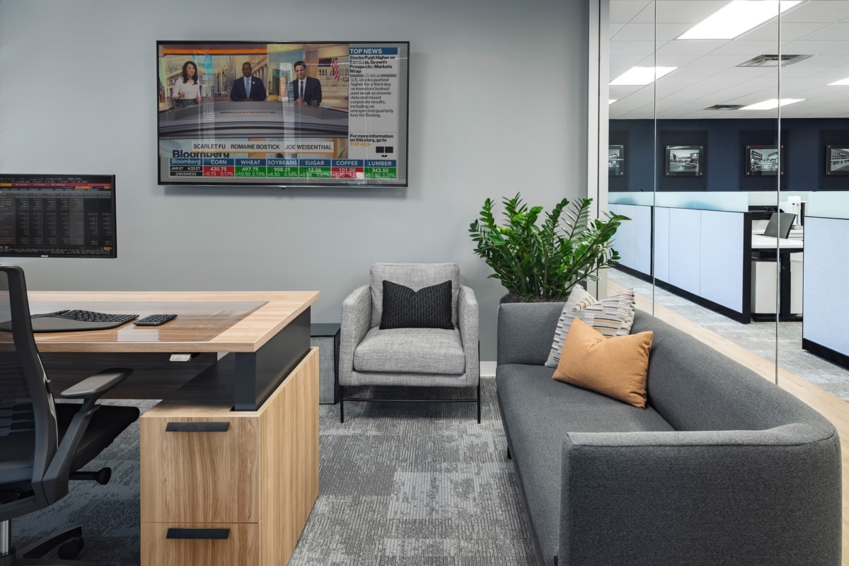 蓝色调的现代办公室设计丨美国亚利桑那丨EdgeQuarters-13