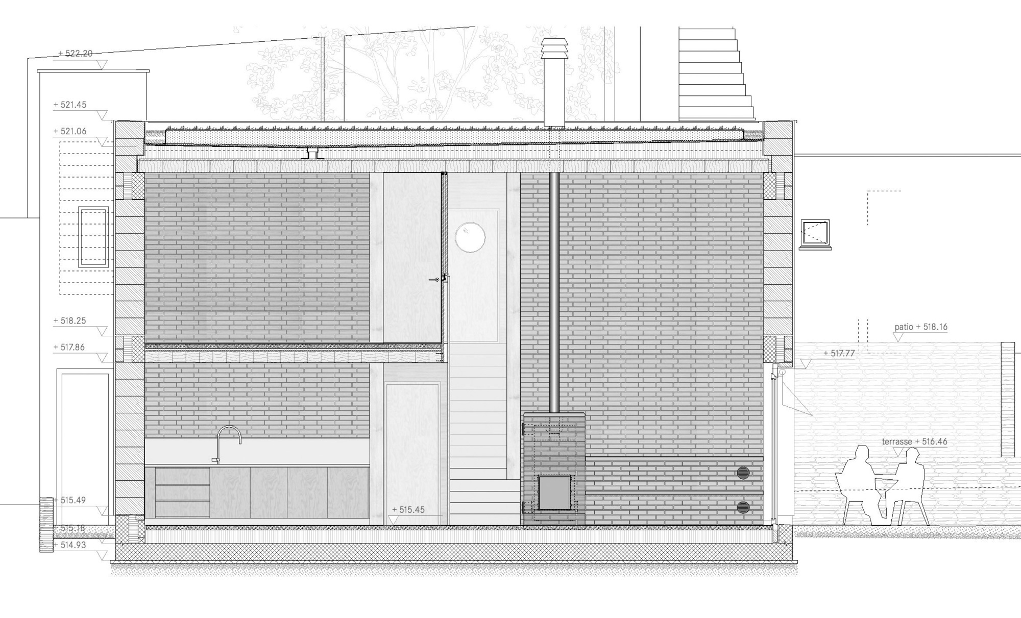 Mont Vully 两栋公寓 | 自然低排放材料打造宜居空间-14