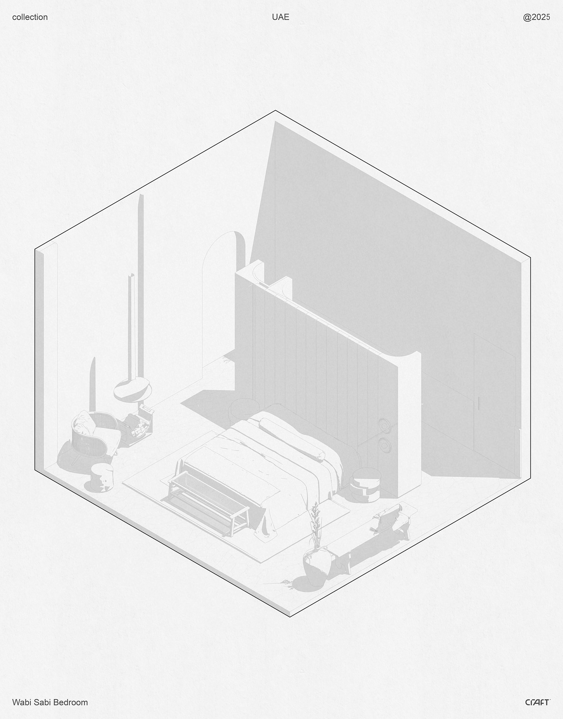 迪拜主卧设计丨阿联酋迪拜-12