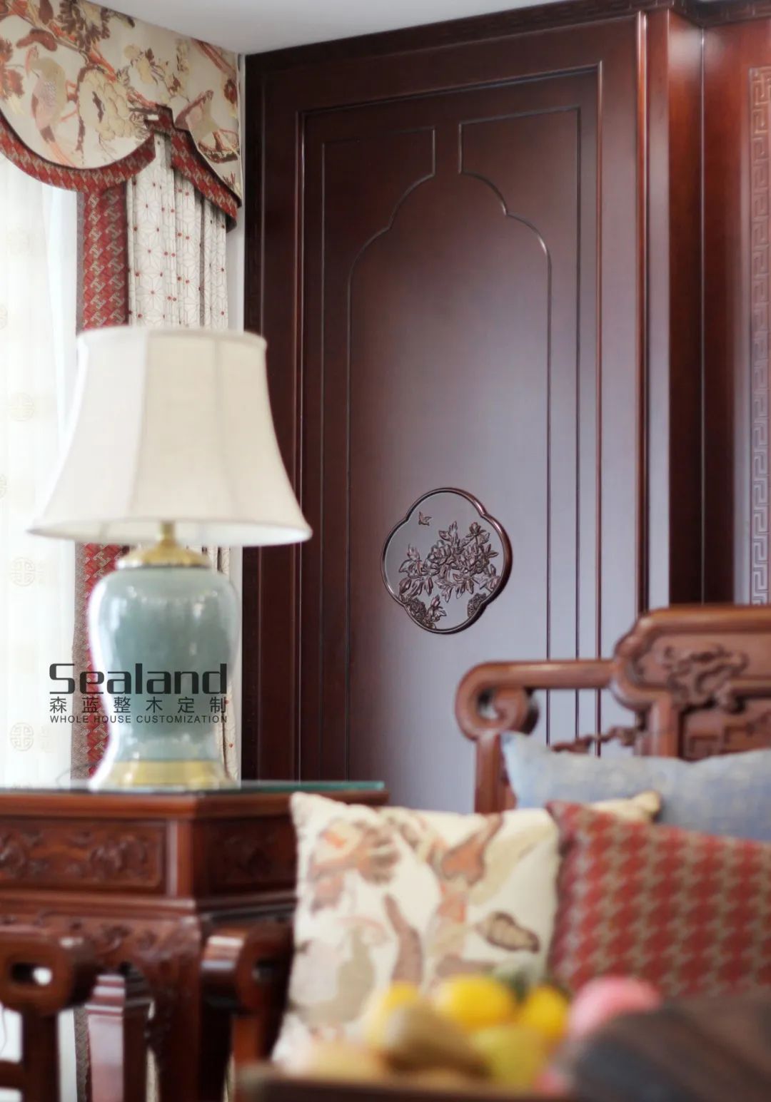 常州国宾一号平层,新中式风格演绎东方美学-15