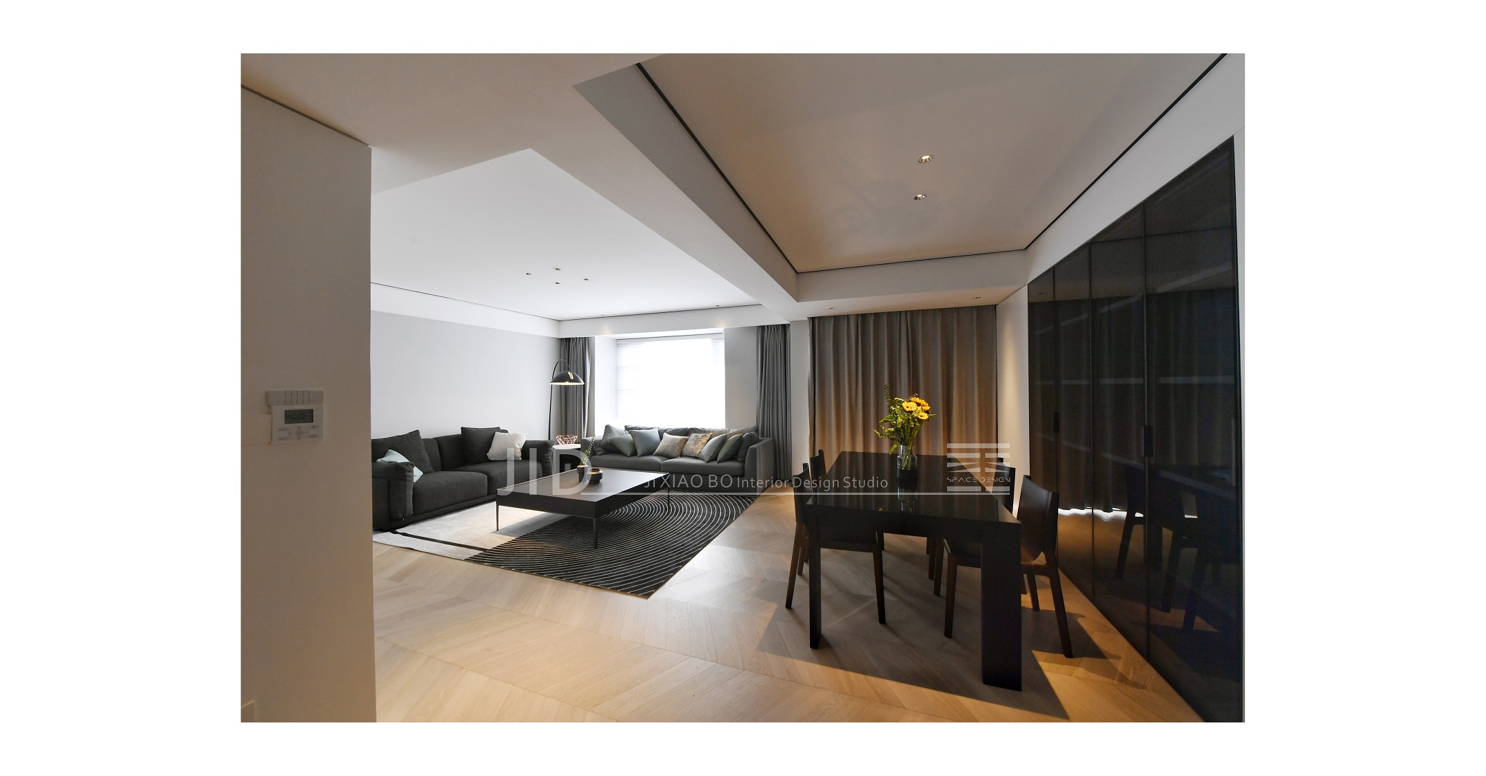 张家港汇景豪苑 180m2 现代简约家居设计-9