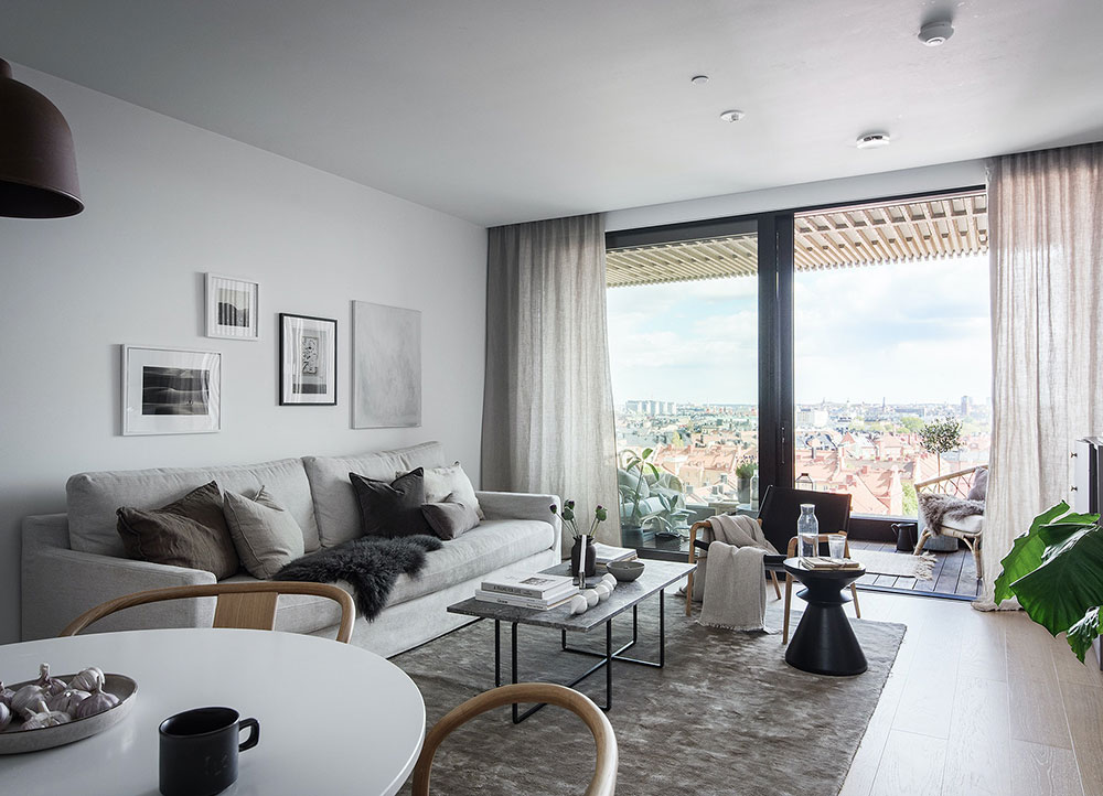 斯德哥尔摩顶层公寓，全景视野尽享瑞典首都风貌-9