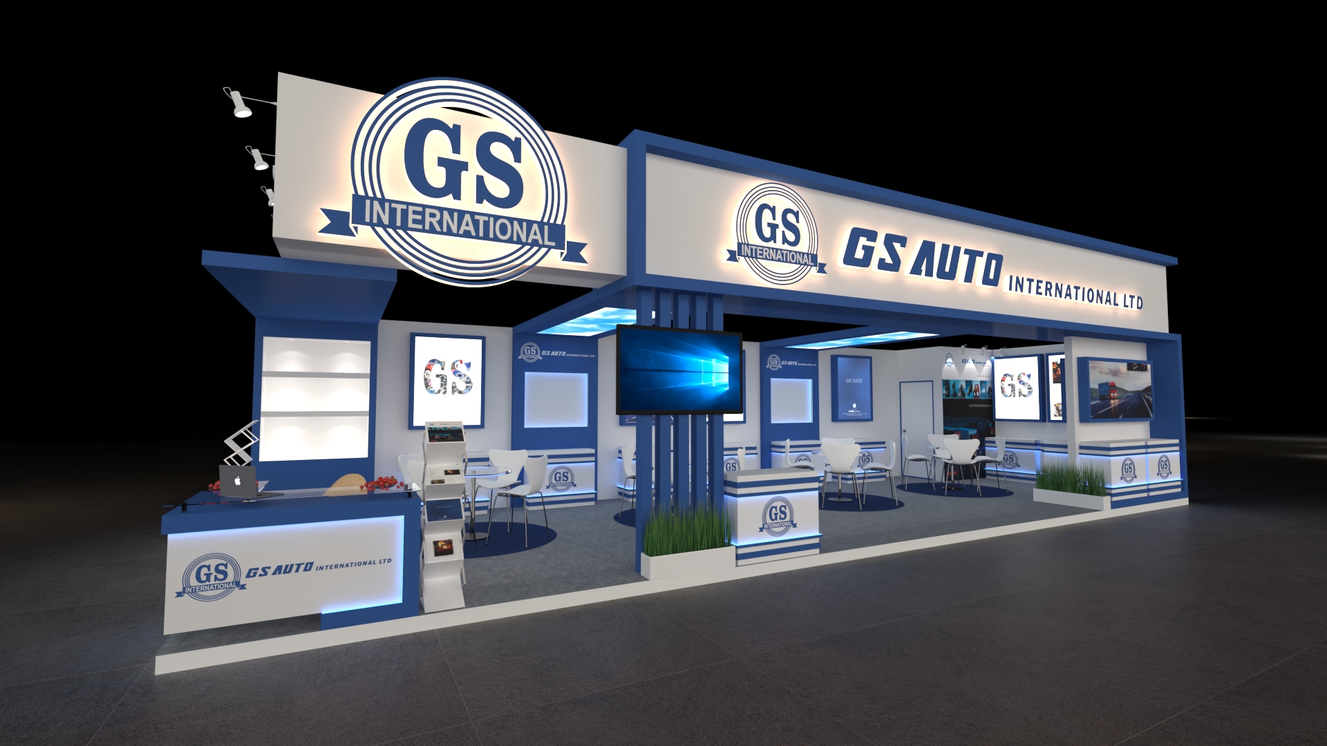 G.S Auto International Exhibition Stall Concept-5