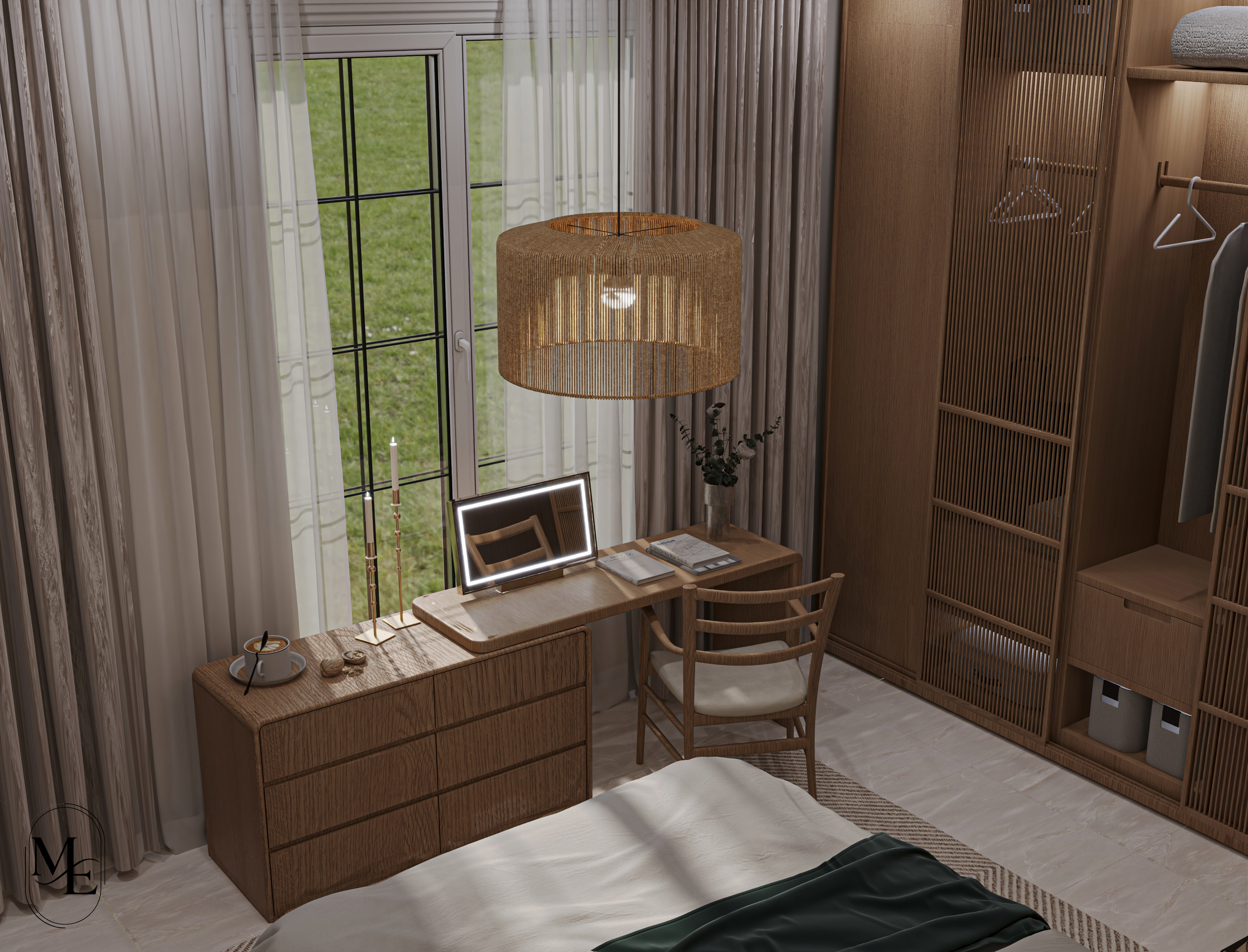 Boho Luxury Master Bedroom-5