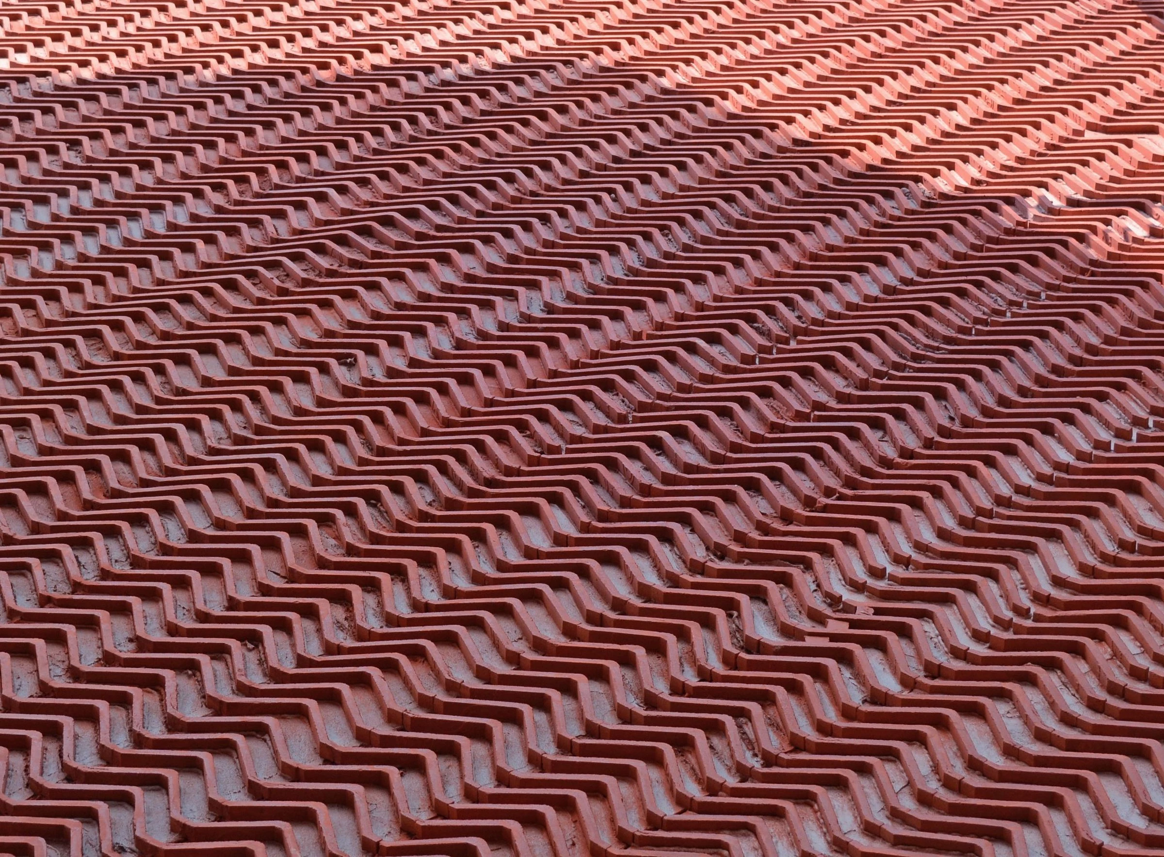 波浪纹红土瓦 tiles 立面住宅设计-24