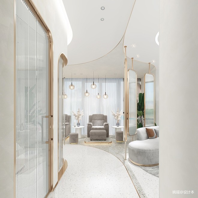 济南美容中心香格里拉店休闲空间177平米装修案例丨中国济南-12