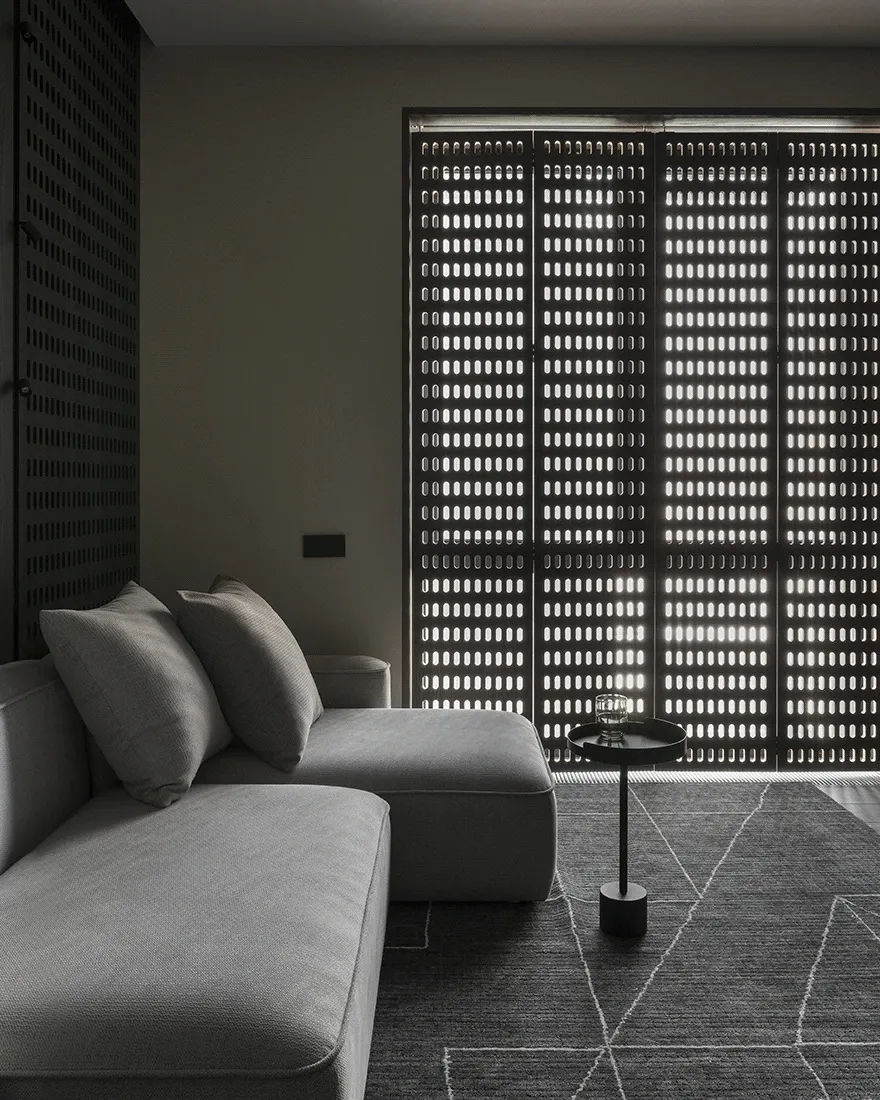 67平米家庭公寓室内设计丨俄罗斯莫斯科丨Дарья Максимова,Ася Анциферова-5