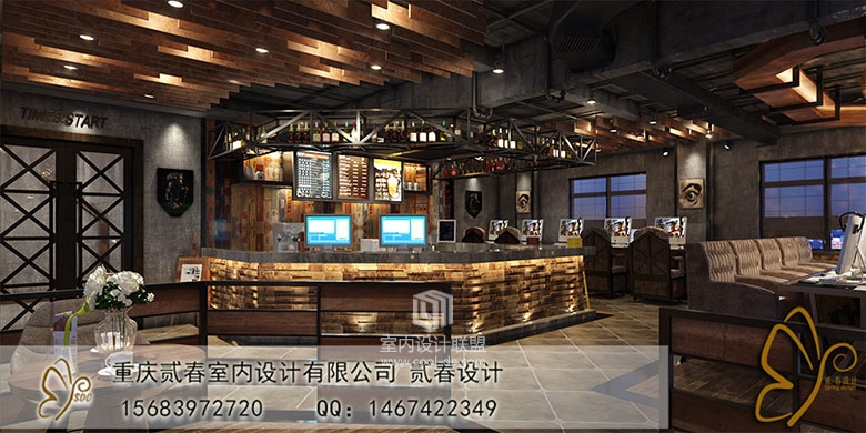 重庆 设计 网吧 设计装修 重庆主城 网吧网咖 商业会所-5