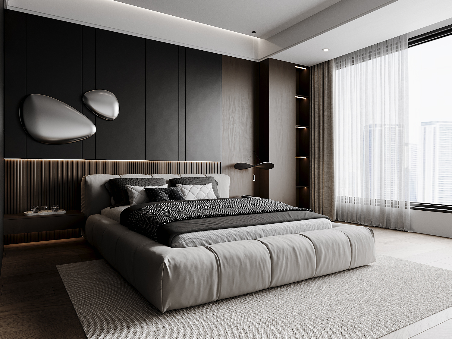 极简暗黑公寓-6