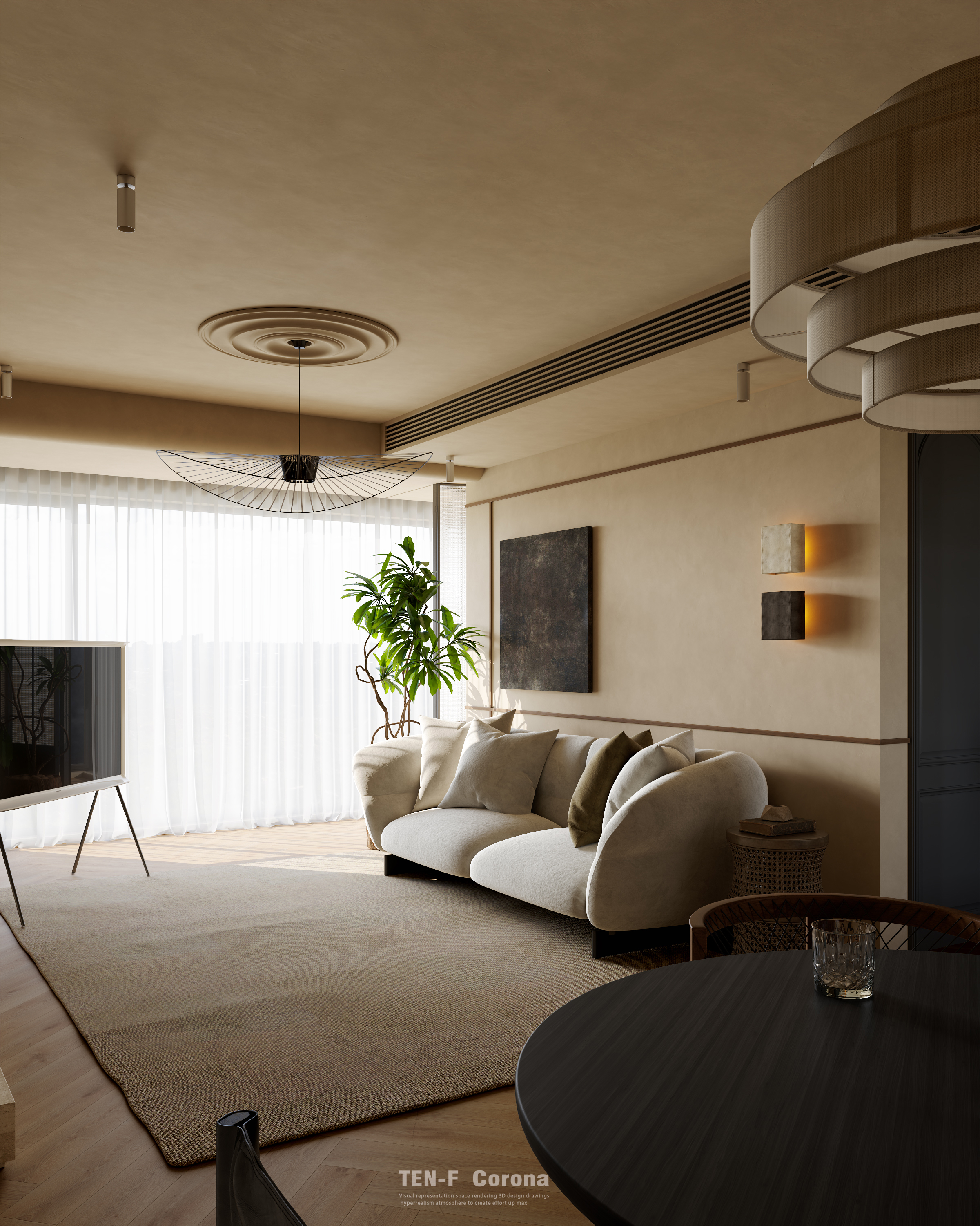 小户型中古风渲染-2