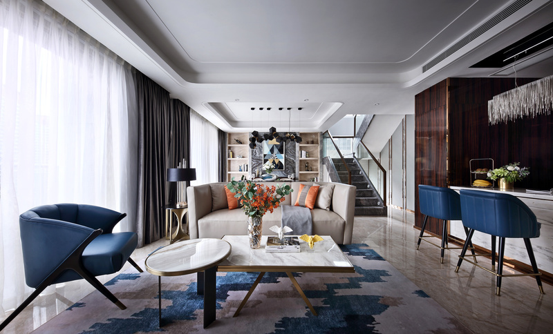 都市精英的轻奢生活空间设计-0