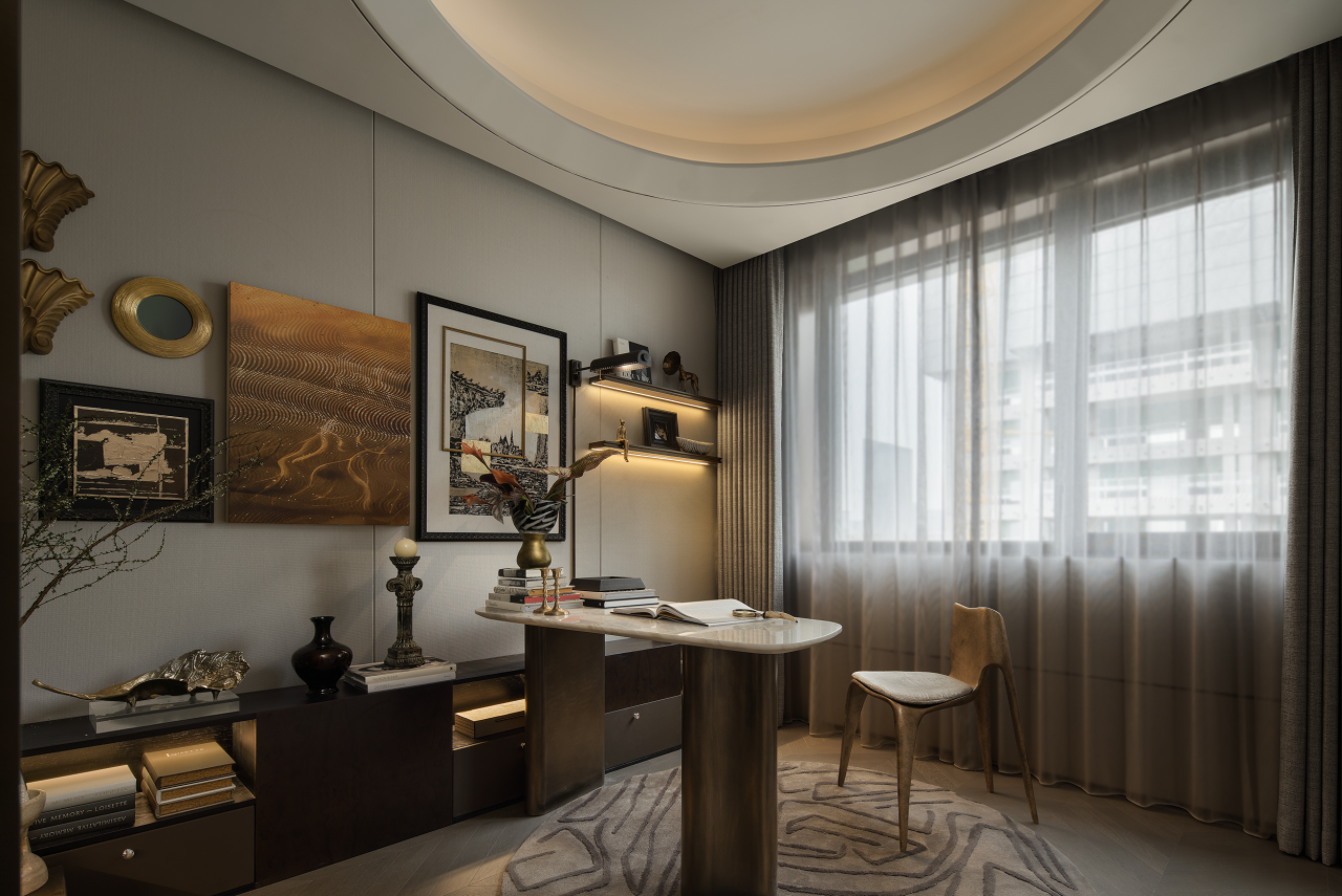 西安越秀铁建樽樾样板间丨中国西安丨软装菲洛米斯PHILOMIS,产品设计木厘-49