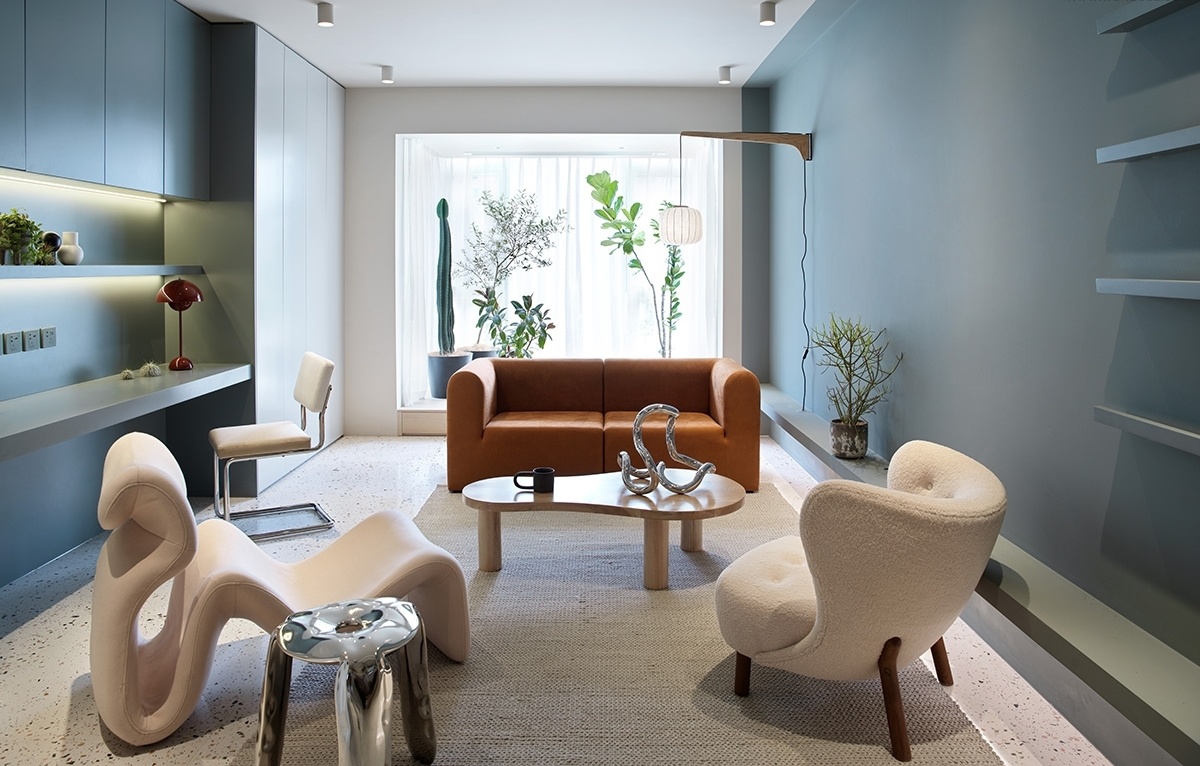 刘畅设计·灰绿色调的家-31