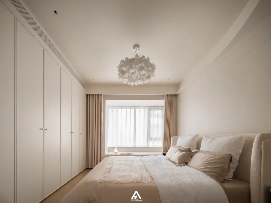 南昌阿鹤设计|自带清凉感的家，淡彩绿意~-37