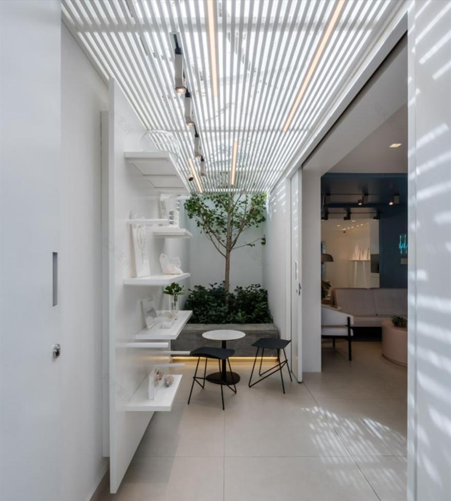 巴西 Solar AC 珠宝店 | 简约自然的商业空间设计-4