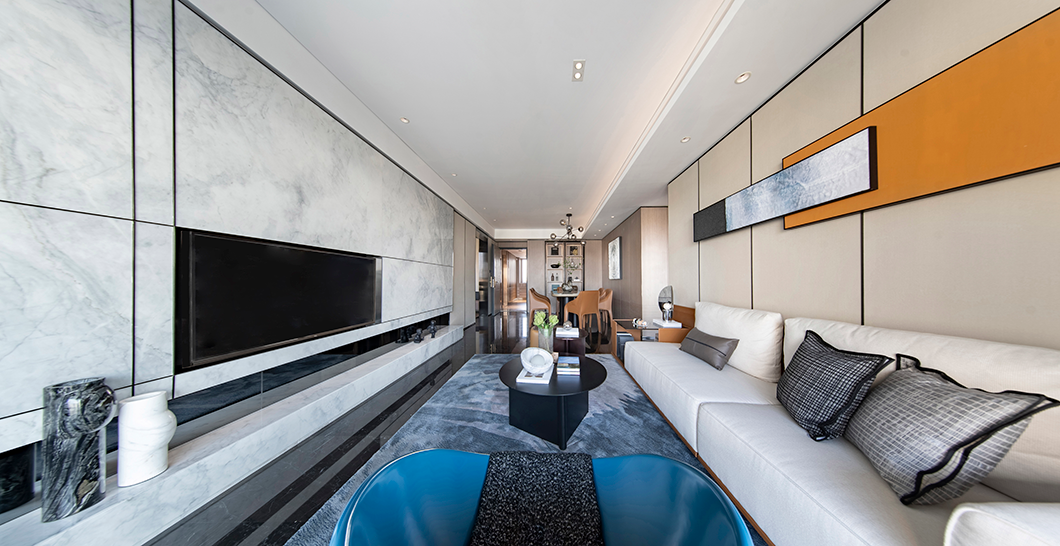 深圳榕江云玺样板房丨中国深圳丨深圳市盘石室内设计有限公司,深圳市蒲草陈设艺术设计有限公司-4