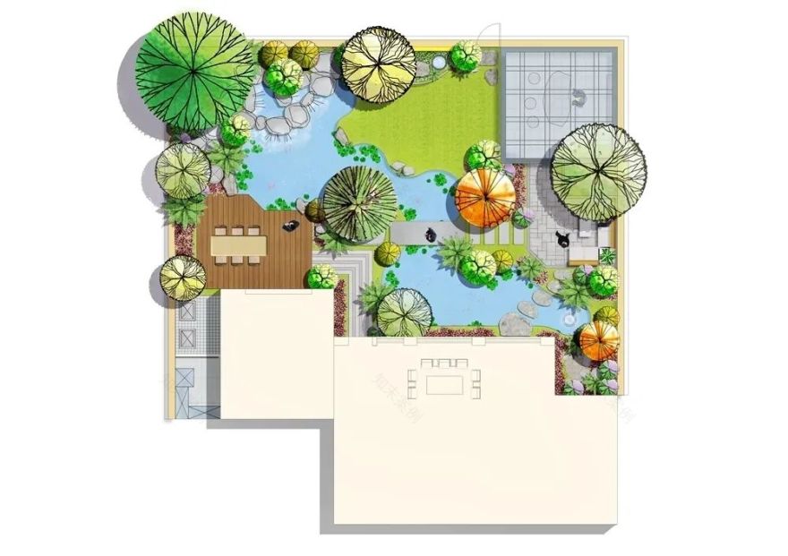 青山湖玫瑰园揽月苑别墅丨草月流-3