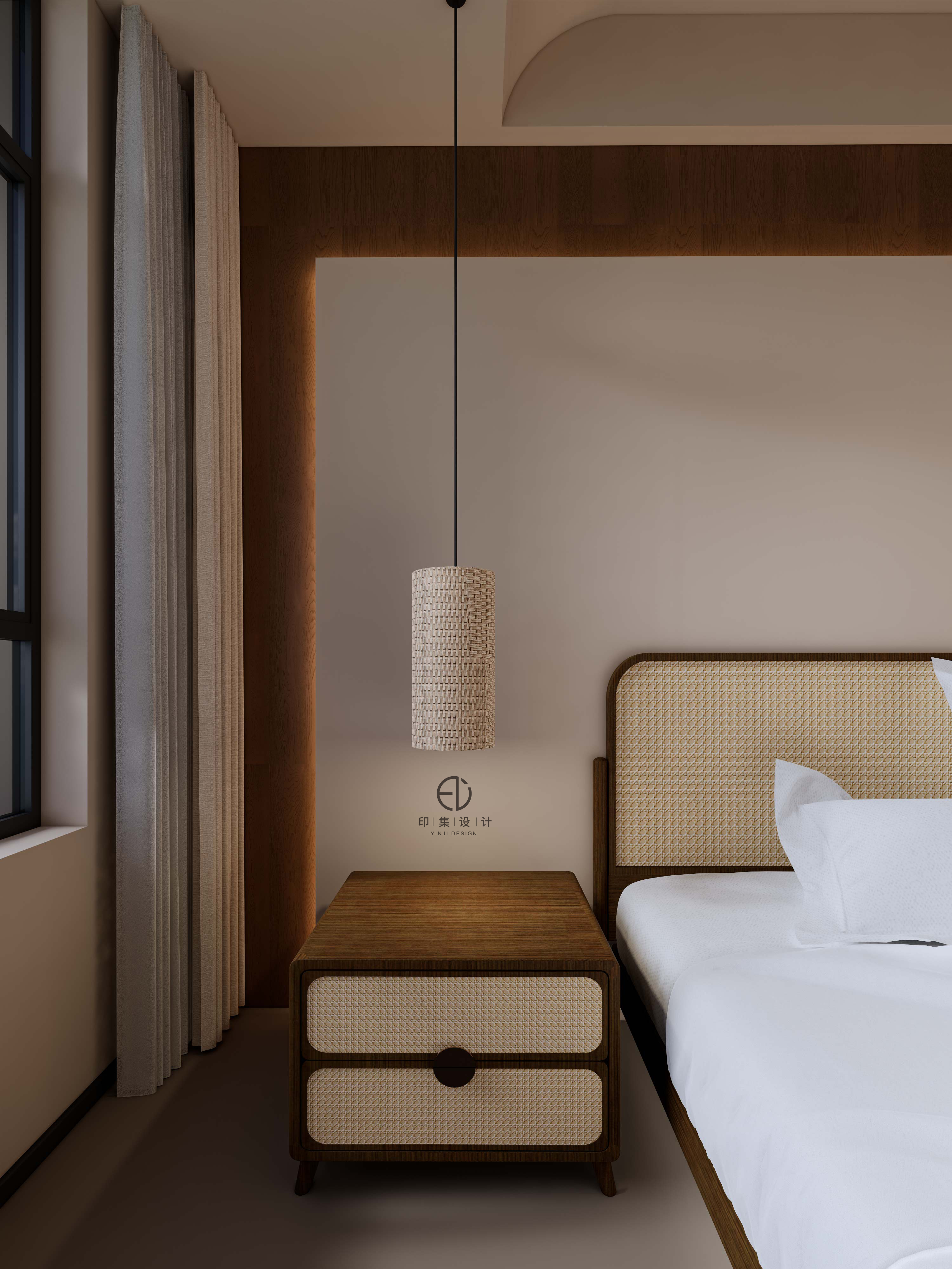 150㎡黑胡桃侘寂风：隐于时光的自然之美-15