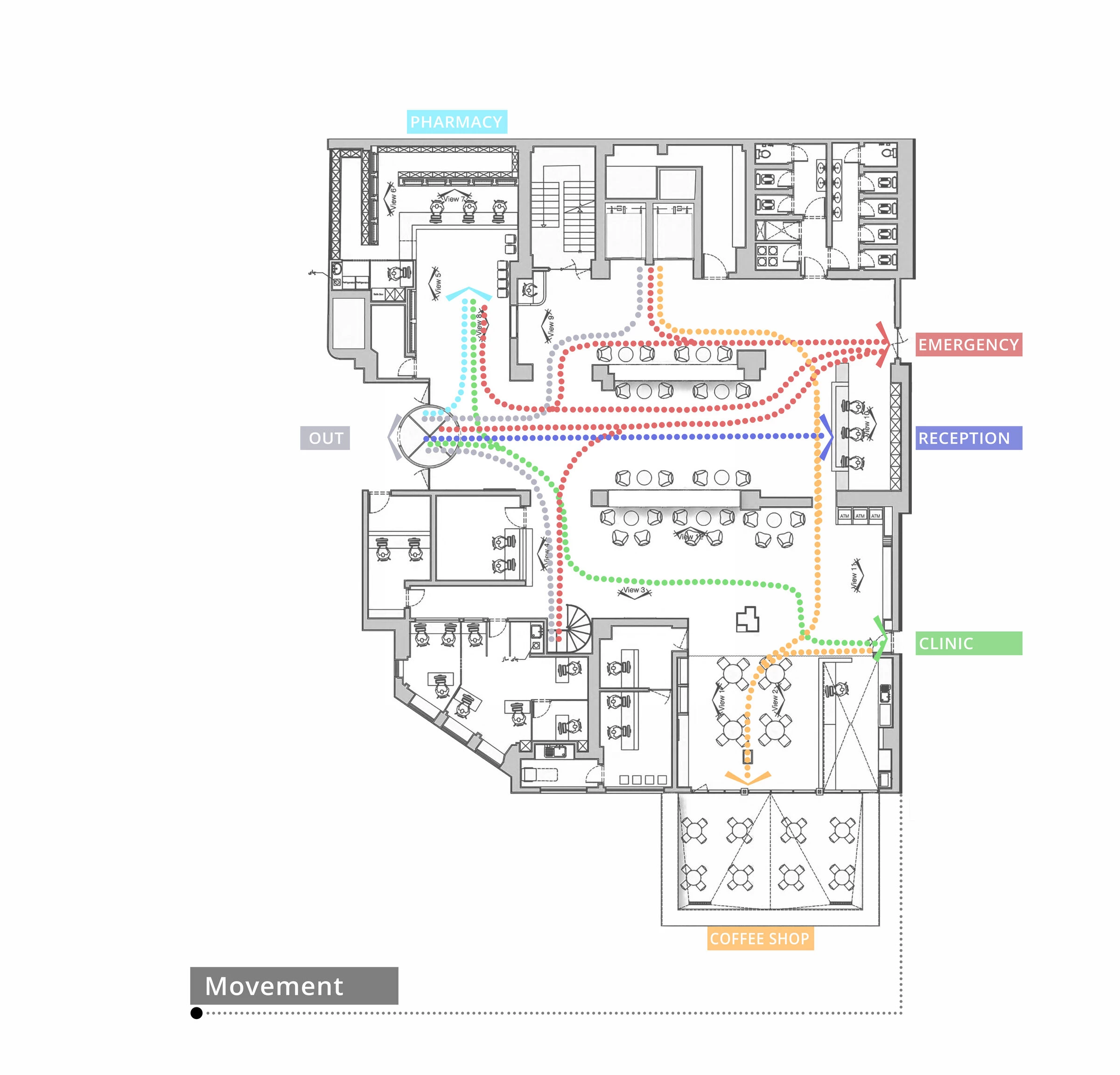 Kasra 医院主大厅改造丨伊朗德黑兰丨ARCHMED 咨询工程师事务所-27