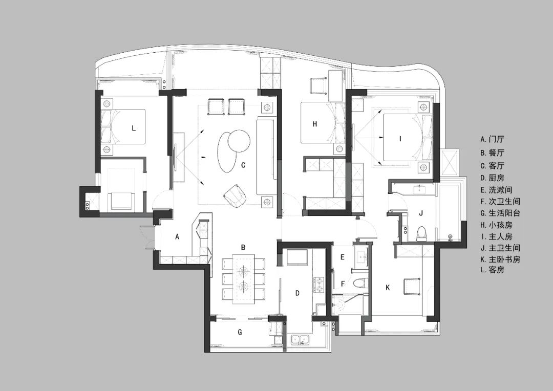 《月亮与六便士》方平米设计·实景新作，打造实用舒适的空间-34