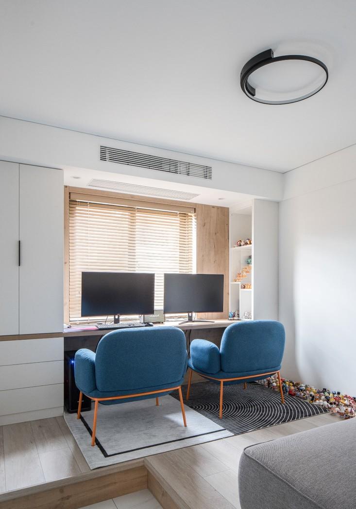 上海谷辰设计 · 平层空间的一抹春意江南-19